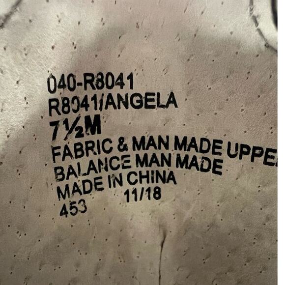 Rialto Angela Mesh Flats, Metallic Silver size 7.5 M, Breathable Comfort Insole - Picture 7 of 13